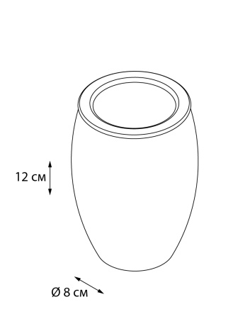 Стакан для зубных щеток FIXSEN SNOW FX-260-3
