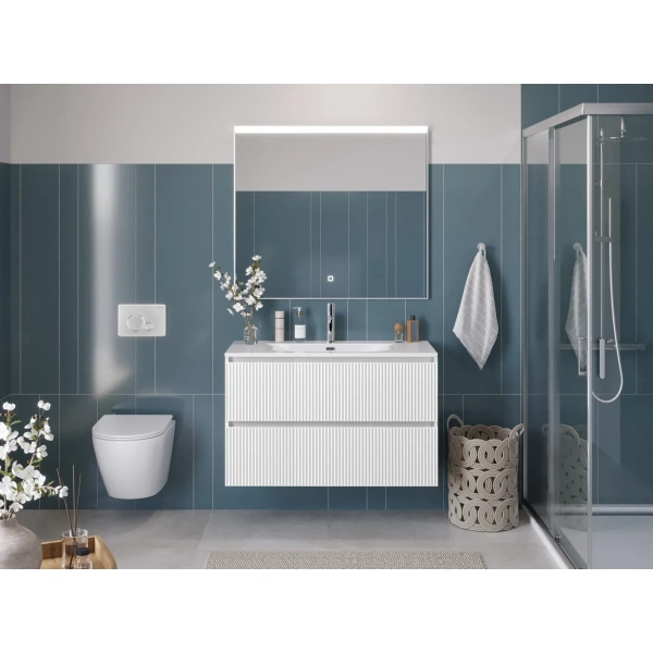 Тумба под раковину 120 BelBagno Uno UNO-1200-2C-SO-BO белый матовый, без раковины