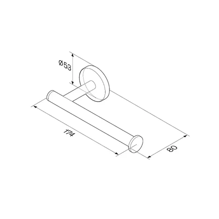 Держатель для туалетной бумаги Am.Pm X-Joy A85A34100