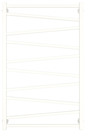 Полотенцесушитель Водяной Сунержа Сирокко (100х60) Матовый Белый 30-0253-1060