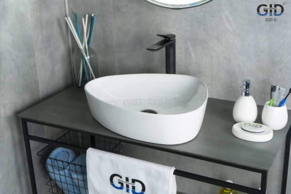 Раковина накладная (50х40) Gid N9386