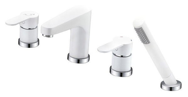 Смеситель для ванны на бортик Cezares Laconico LACONICO-C-BVDM-BLC