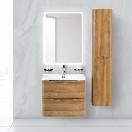 База под раковину BelBagno ACQUA-600-2C-SO-RR подвесная Rovere Rustico