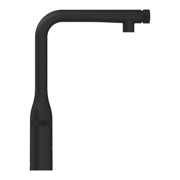 Смеситель для кухни с выдвижным изливом Grohe Essence SmartControl 31928 KF0 (31928KF0) фантомный черный