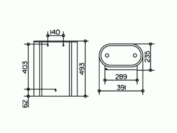 Мусорное ведро Keuco Plan 14988010000