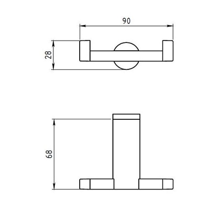 Крючок Novaservis Metalia 2 6256.0