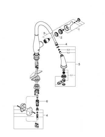 Смеситель однорычажный для мойки Parkfield 30213 ZC1 (30213ZC1)