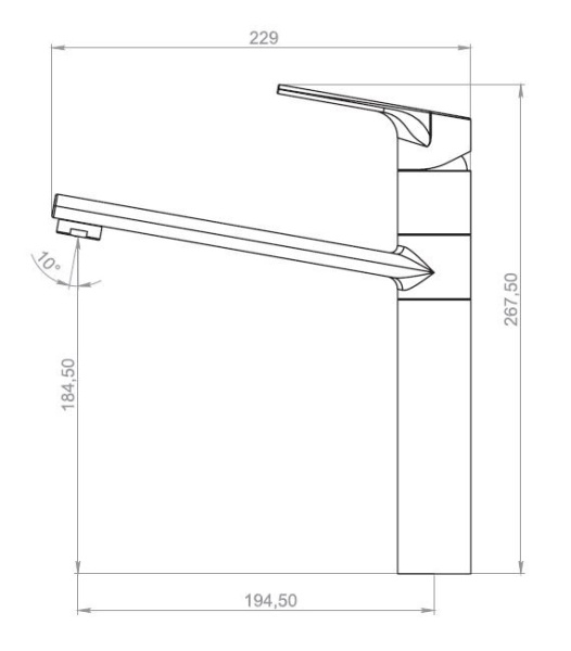 Смеситель для кухни ESKO ONTARIO ON 519