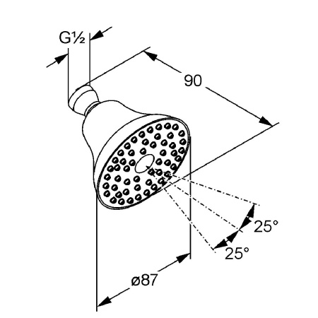 Верхний душ Kludi A-QA 6219105-00