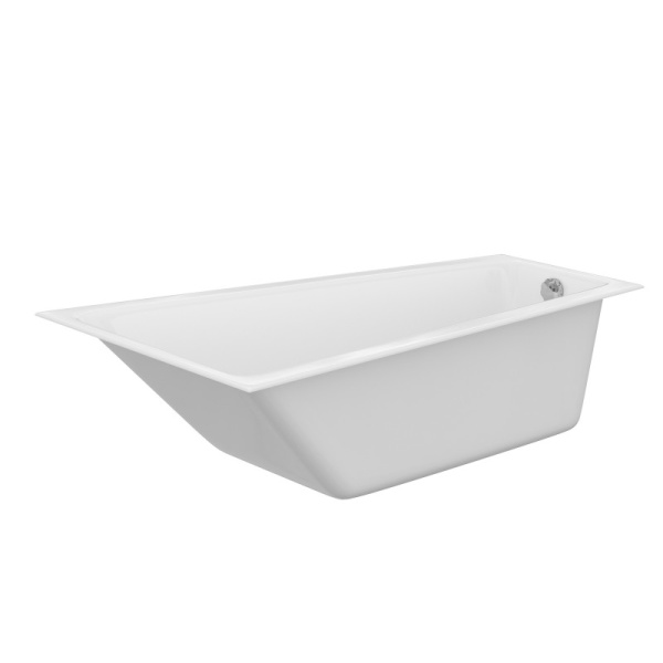 Ванна акриловая асимметричная Cersanit CREA 160x100 правая P-WA-CREA*160-RNL