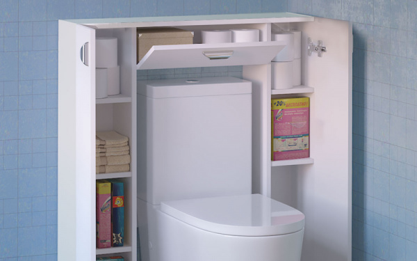 Стеллаж RAVAL Space 103 напольный Белый Spa.10.103/N/W