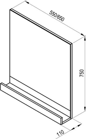 Зеркало Ravak 10° 55 X000000850