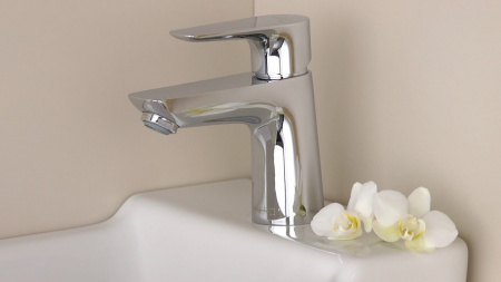 Смеситель для раковины с донным клапаном Hansgrohe Talis E 71700000 хром