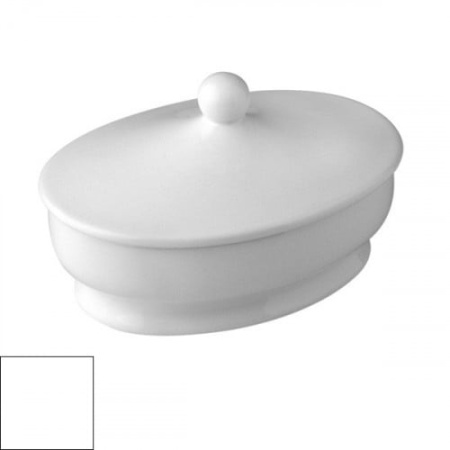 Мыльница с крышкой Nicolazzi Classico 6003, белый