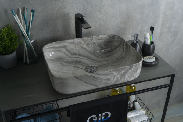 Раковина накладная (50х39) Gid Mnc597