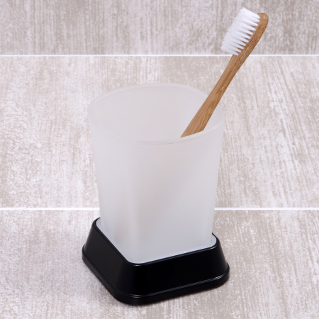 Стакан для зубных щеток WasserKRAFT Amper K-5428BLACK