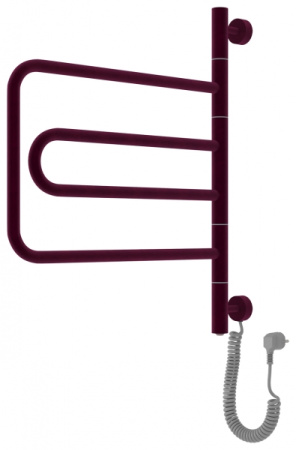 Полотенцесушитель Электрический Cунержа Компакт (640x580) ФЛОК Пурпурный 58-0820-0640