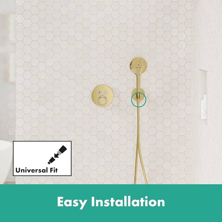 Шланговое подсоединение Hansgrohe FixFit S 26888990 полированное золото