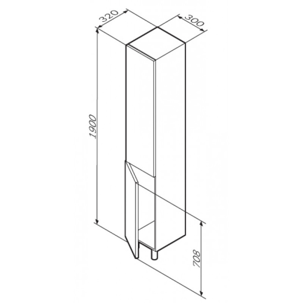 Пенал AM.PM Gem M90CSR0306DM