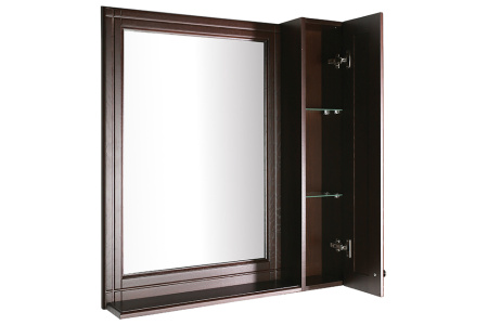 Зеркало-шкаф (85х95)  ASB-Woodline Берта 85 10122 (коричневый)