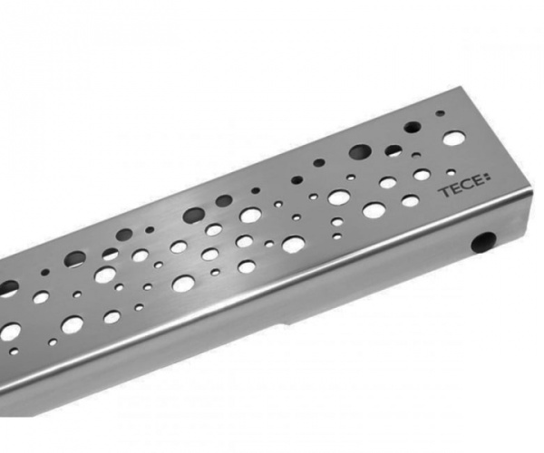 Накладная панель 80 см Tece ТЕСЕdrainline drops 600831 матовый хром