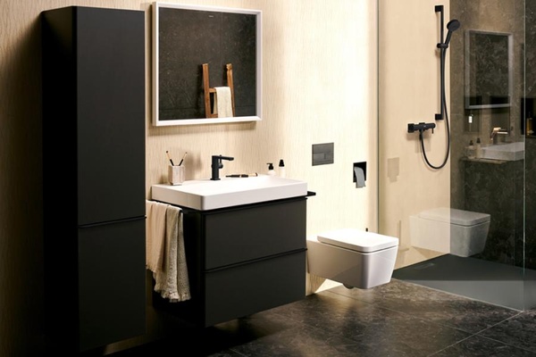 Душевая штанга 950 мм со шлангом Hansgrohe Unica Pulsify S 24401670 черный матовый