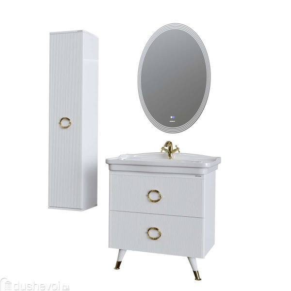 Пенал подвесной Grossman АТРИО 303509 белый глянец