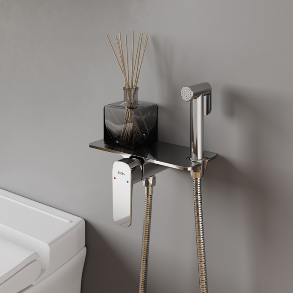 Смеситель с гигиеническим душем встраиваемый полка IDDIS Axes AXESBSHi08