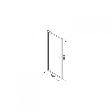 Душевая дверь Kolo First (80 см) ZDRP80222003