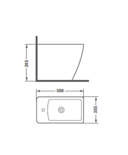 Биде напольное Teka Formentera 117350000