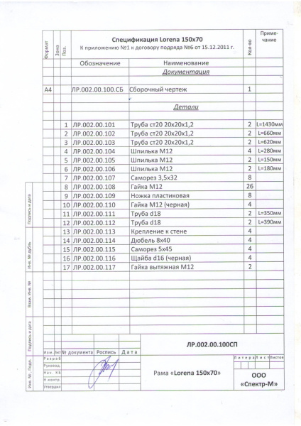 Рама для ванны Cersanit LORENA 150 K-RW-LORENA*150n