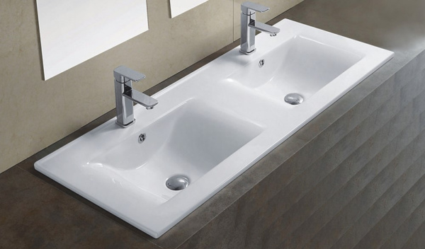 Раковина встраиваемая сверху (120,5х46,5) Gid NYJ809-120