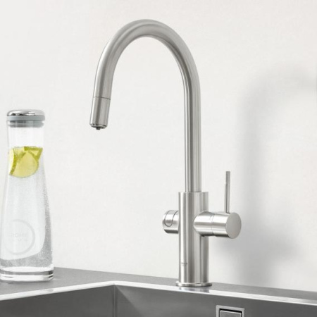 Смеситель для кухни с C-изливом GROHE Blue Professional 31325 DC2 (31325DC2)