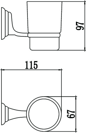 Держатель для стакана Savol 31 S-003158