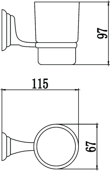 Держатель для стакана Savol 31 S-003158
