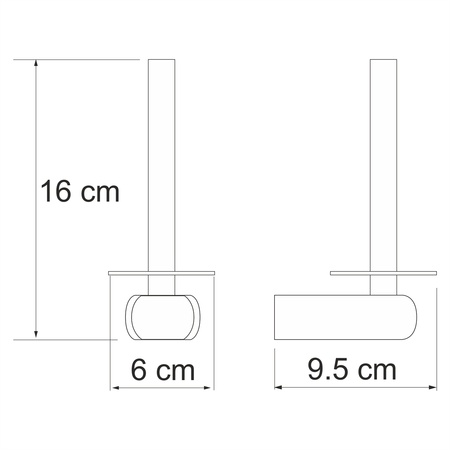 Держатель туалетной бумаги WasserKRAFT Berkel K-6897