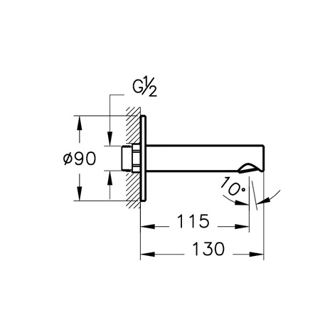 Душевая система Vitra Origin A49284EXP, черный матовый