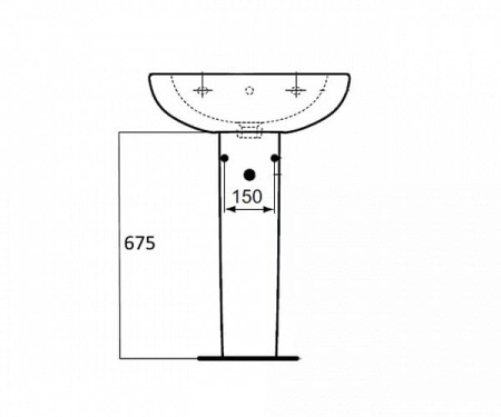 Пьедестал Ideal Standard Tesi T033501