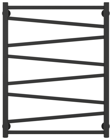 Полотенцесушитель Водяной Сунержа Сирокко (80х60) Темный Титан Муар 15-0253-8060