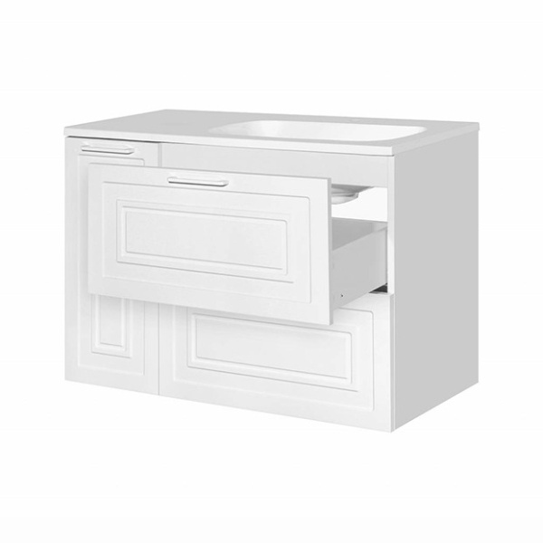 Тумба под раковину подвесная Style Line Альба 90 ЛС-000010054 белый