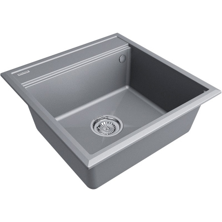 Кухонная мойка Paulmark  Stepia 50 PM115051-GRM  серый металлик