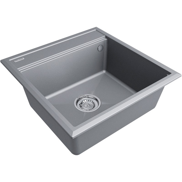 Кухонная мойка Paulmark  Stepia 50 PM115051-GRM  серый металлик