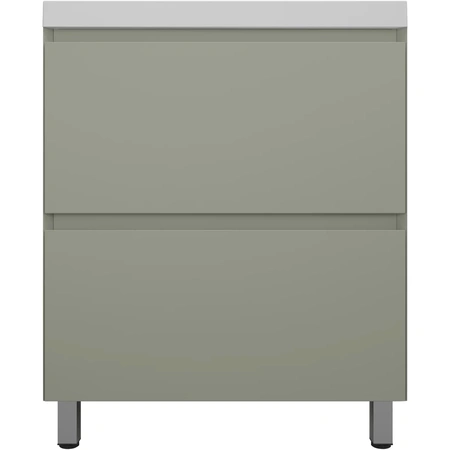 Тумба напольная без раковины 70 см Style Line Манхэттен ЛС-00002376 оливковый матовый