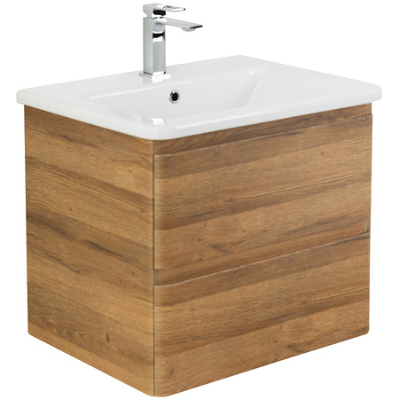 База под раковину BelBagno 60 ALBANO-CER-600-2C-SO-RR подвесная Rovere Rustico