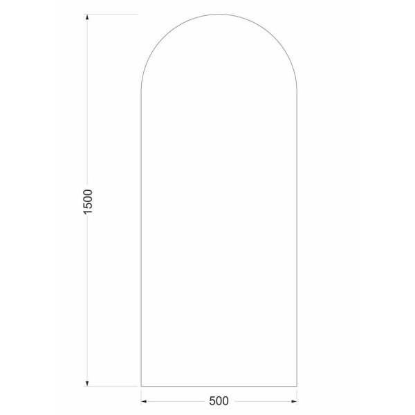 Зеркало (50х150) Silver Mirrors   Арка ФР-00000699