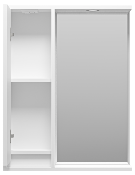 Зеркальный шкаф (63х80) Brevita Balaton 65 левый  BAL-04065-01-Л