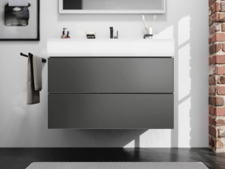 Держатель для полотенец двойной Hansgrohe AddStoris 41770670 черный матовый