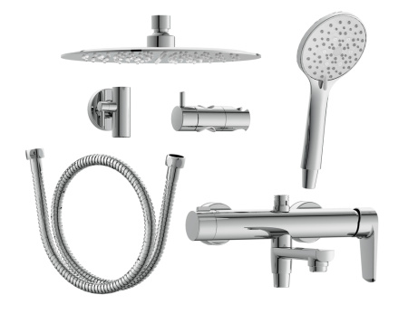 Душевая система с изливом Cersanit Moduo 64314