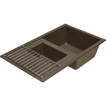 Кухонная мойка Aquaton Делия 87 1A716232DE280 кофе