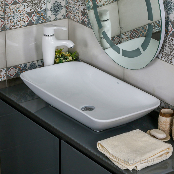 Раковина накладная (69,5х39) Melana E408-805